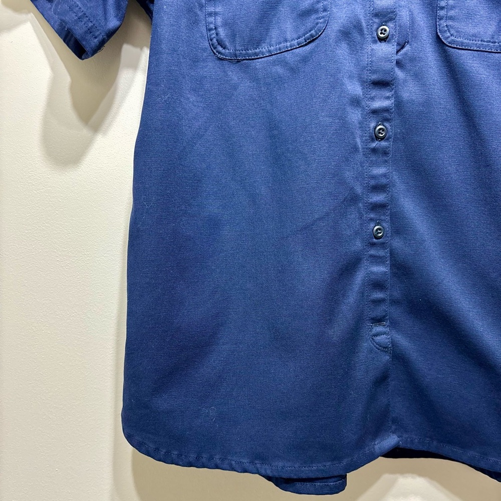 Carhartt Rugged Professional Series Relaxed Fit Work Shirt Blue Women’s XL - Picture 4 of 8